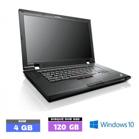 LENOVO THINKPAD L520 - Windows 10 - SSD - Ram 4 Go - N°112902 - GRADE B