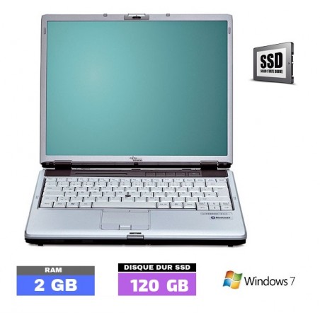 FUJITSU LIFEBOOK S7110 - Windows 7 - SSD - Ram 2 Go - N°020420 - GRADE B