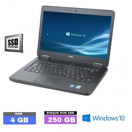 DELL E5450 Core I5 Sous Windows 10 - SSD 250 - Ram 4 Go- N°121201 - GRADE B