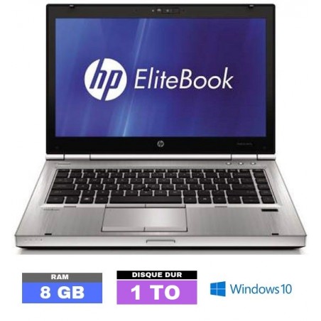 HP Elitebook 8470P Core i5 - 8 Go RAM - HDD 1 To - Windows 10  - N°030310 - GRADE B