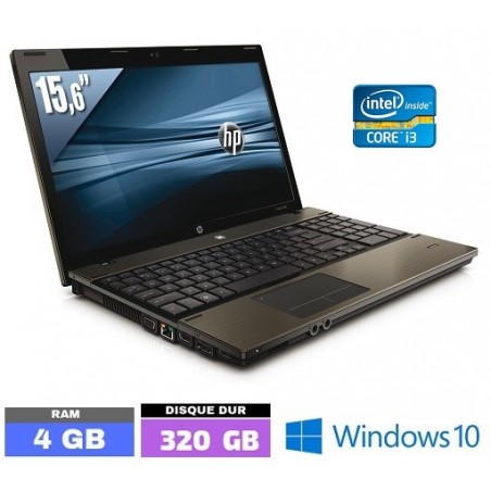 HP PROBOOK 4520S - Core I3 - Sous Windows 10 - Ram 4 Go - N°032050 - GRADE B