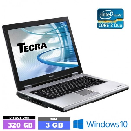 TOSHIBA TECRA A8 Sous Windows 10 - DD 320 Go - 082802 - GRADE B
