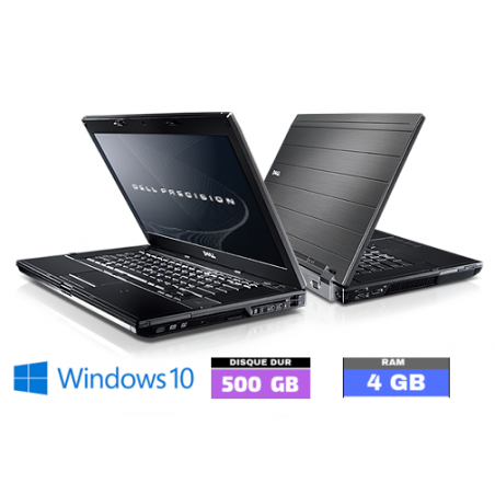 DELL PRECISION M4500 - Windows 10 - Core I5 -  Ram 4 Go  - N°020701 - GRADE B