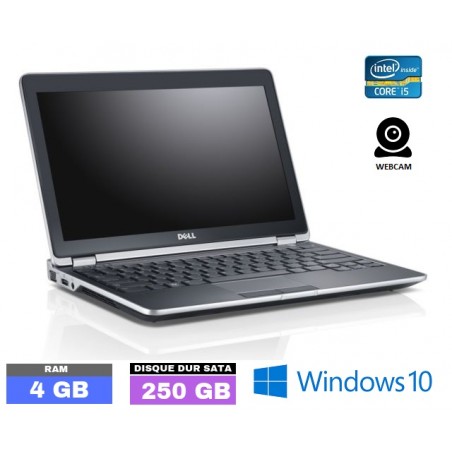 DELL E6320 Core I5 - Grade D - Sous Windows 10 - Ram 4 Go- N°091510
