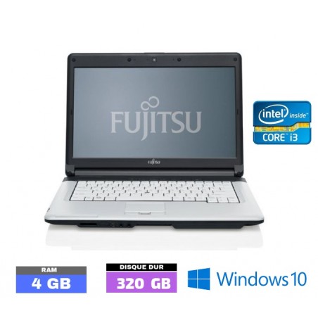 FUJITSU S710 Sous Windows 10 - GRADE C - Core I3- Ram 4 Go - HDD 320 Go - N°100104