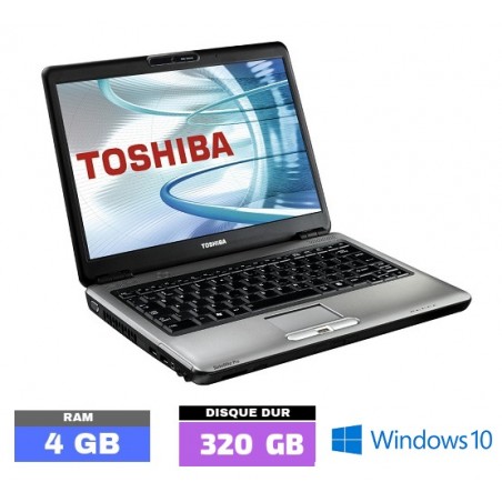 TOSHIBA SATELLITE PRO U400 Windows 10 - Ram 4 Go - HDD 320 Go - GRADE D - N°100201