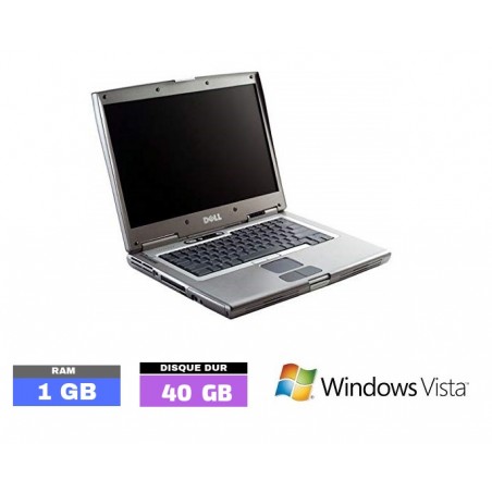 DELL LATITUDE D800 sous Windows Vista - Ram 1 Go - N°022801 - GRADE B