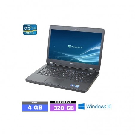 DELL E5440 Core I5 - Grade D - Windows 10 - HDD 320 gB -  Ram 4 Go - N°281001
