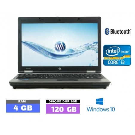 HP ProBook 6450b Sous Windows 10 - Ram 4 Go - SSD 120 Go - N°121101 - GRADE B