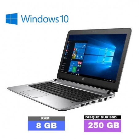 HP Probook 430 G3 Core i5 - SSD - 8 Go RAM - Windows 10  - N°011503 - GRADE B
