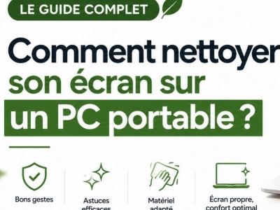 Comment nettoyer son écran sur un PC portable ? Le guide complet pour vous.